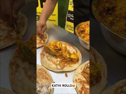 KATHI ROLLS😍 | Indian street food #shorts #viral #shortsvideo