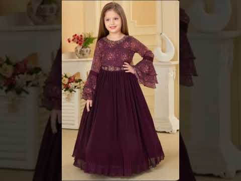 Beautiful party wear kids dress design #stylishdressing #kiddress #designideas