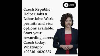 CZECH REPUBLIC JOBS 2023 | WORK PERMITS & VISAS | APPLY NOW