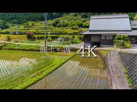 [Unexplored region of Nara] Visit Ryuogabuchi and Mukabuchi village - JAPAN in 4K