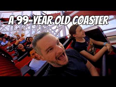 Riding the Giant Dipper at Belmont Park | FULL POV | Road Trip Episode #1