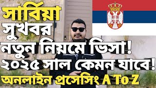 সার্বিয়া সুখবর নতুন নিয়মে ভিসা।Serbia work permit new update। Serbia visa online apply। #serbiavisa