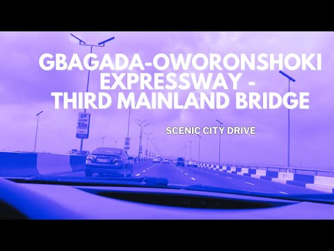 Driving Gbagada-Oworonshoki Expy | 3rd Mainland Bridge | Entering Ikoyi | Lagos, Nigeria Road View