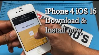 HOW TO DOWNLOAD IOS 16 ON IPHONE 4 || INSTALL IOS 16 || #ios16 #appleios #ios16beta #ios