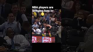 NBA players taking fans in  #NBA  #basketball  # 🏀  #basketballgame  #basketplayers  #basketballfans