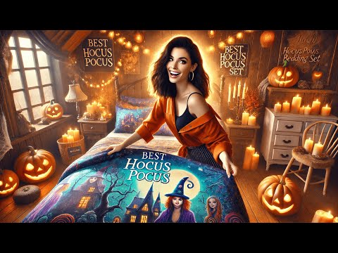 🎃 Best Hocus Pocus Bedding Set | Erosebridal Halloween Comforter Bedding Pumpkin 🎃