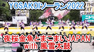 夜桜金魚とまこまいJAPAN with 風雪太鼓　2022.6.11　YOSAKOIソーラン2022