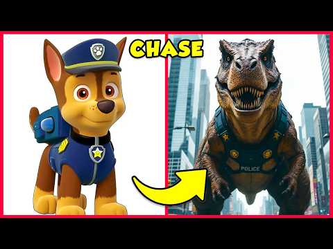 How Paw Patrol Characters Look as Dinosaurs 🦖 + Guess The Paw Patrol Characters by Voice 🔊😍👮