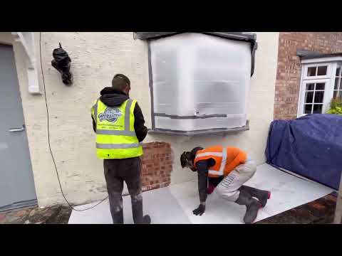 Brick Paint Removal ￼- Paint stripping and how to remove brick paint demonstration ￼video