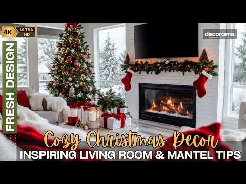 Cozy Christmas Decor Ideas 2024: Inspiring Living Room & Mantel Tips