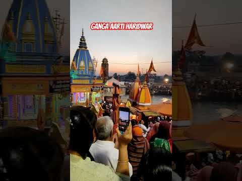 Morning Ganga Aarti Haridwar!  #haridwar