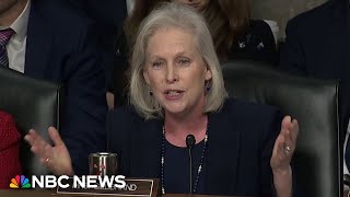 Senator Kirsten Gillibrand grills Pete Hegseth over comments on women