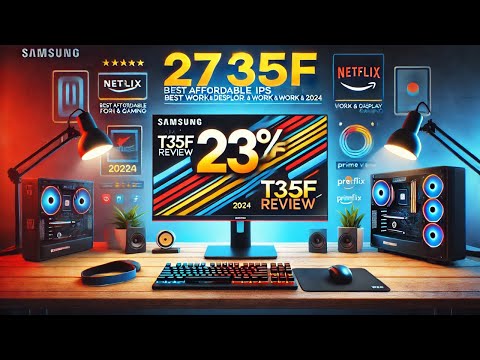 Samsung 27” T35F Monitor Review | Best Affordable IPS Display for Work & Gaming (2024)