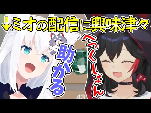 ミオしゃのくしゃみにただのミオファと化すフブちゃんｗ【大神ミオ/白上フブキ/ホロライブ/切り抜き】