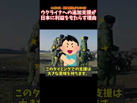 岸田首相が追加支援6600億円を発表　これが日本に利益をもたらす理由 #ウクライナ #ロシア