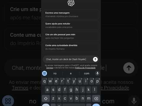 O DECK DO CHAT GPT no #clashroyale !