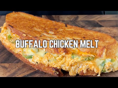 Easy Buffalo Chicken Melt Recipe