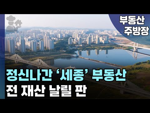 잠 못드는 세종 집주인들. 연이은 하락장에 발칵 뒤집어진 세종 부동산 (부동산 가격 집값 전망 상승 하락 폭락)