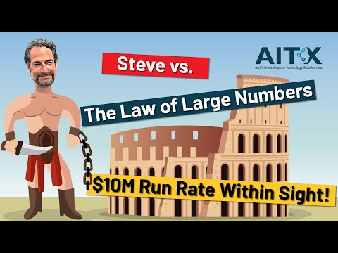 $AITX CEO, Steve Reinharz, Battles the Law of Large Numbers: $10M Run Rate Insight! December 7, 2024