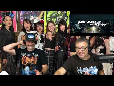 Band Maid / The Warning Show Them reaction @bandmaid #bandmaid #thewarning #hopsmetalshow