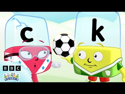 Sporty Superstars- The Superbowl for Kids 🏈 | Learn to Read and Write | Alphablocks