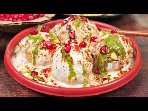 Quick & Easy Dahi Vada Chaat Recipe - How to Make Soft & Fluffy Vadas | Street Food Favorite