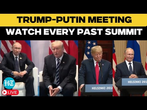 LIVE | Trump-Putin Talks: Every Past Meeting Recapped Ahead Of Historic Summit| Ukraine| US| Russia