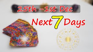 WEEKLY HOROSCOPE✴︎ 25th -1st December 💫 December Weekly Horoscope ✴︎ Aaj Ka Rashifal✴︎💫 #horoscope