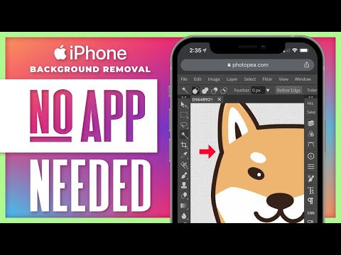 Delete A White Background With An iPhone | No App Needed!