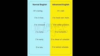 Advance English speaking tips & tricks #improveenglish #tips #trick #advance #learning #english