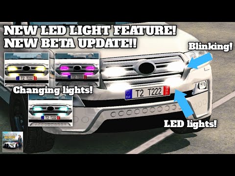 NEW UPDATE!! New LED Light Feature! Blinking Lights! | Car Parking Multiplayer