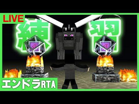 【マイクラ】自己ベスト更新を目指して練習：エンドラRTA【まぐにぃ】