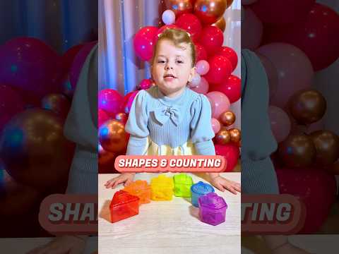 Colors, Shapes & Counting Game for Toddlers | Educational Activities for Toddlers #shorts