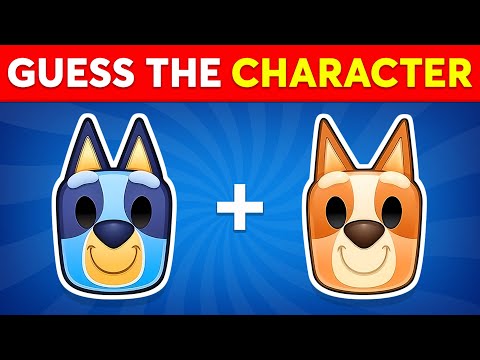 Guess The Bluey Characters By EMOJI 😍🐶💙 Bluey Animation Emoji Quiz | Bingo, Bluey, Socks, Bandit