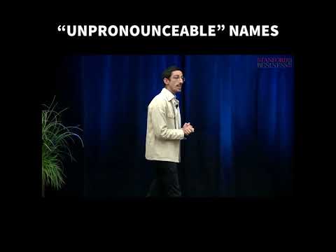 "Unpronounceable" Names