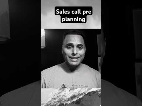 Sales call pre planning #fmcgsales #fmcgsalesjob #salescoaching #salescalls