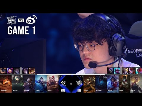 Weibo Gaming vs LNG Esports, Game 1 | World Championship 2024 Quarterfinals | WBG vs LNG G1