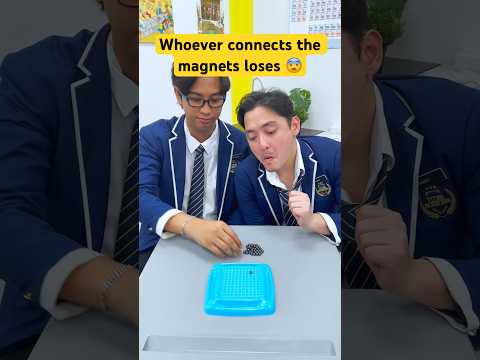 Whoever connects the magnets loses 😨