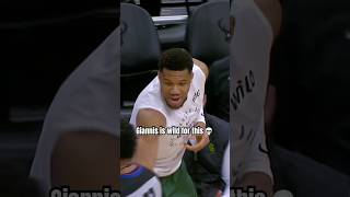 Why'd Giannis do this to the ref? 😭