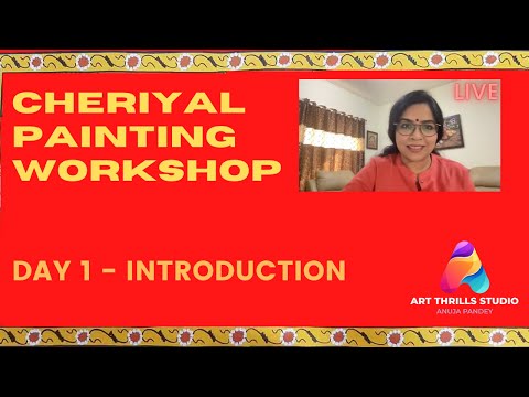 Cheriyal Painting Live Workshop : Day 1