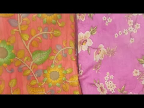 Kalamkari sarees and dola silk digital print sarees