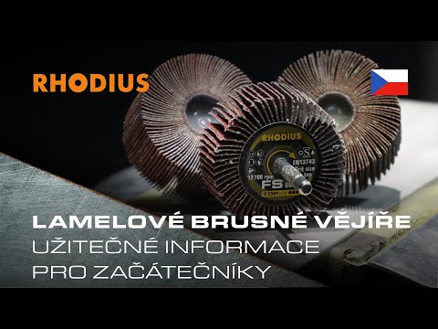 Lamelové brusné vějíře - užitečné informace pro začátečníky