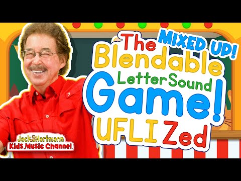 All Mixed Up! |The Blendable Letter Sound Game! | Zed Version | UFLI | Jack Hartmann