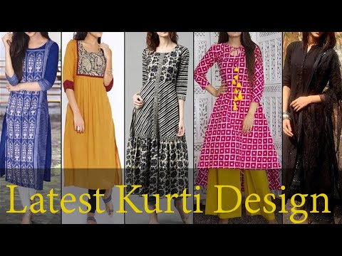 Top designer kurti 2021 Types of Kurti for girls Latest Kurti Design 2021 Latest Kurti