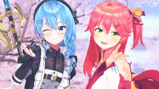 【ホロライブMMD】『愛包ダンスホール』by 星街すいせい & さくらみこ【4K】