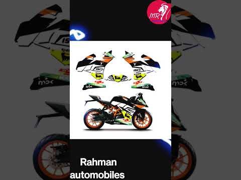 KTM RC GRAPHICS AND MODIFICATION DESIGN BIKE 🏍️👍🥰 #mrahman12 #bike #shortsvideo #bike2023