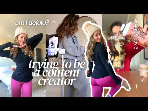 trying this content creation thing 🤳 | vlogmas day 3