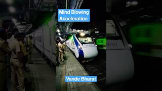 One Hell of Acceleration | Vande Bharat Express | First Commercial Halt Borivali