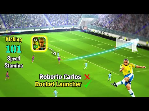 Free Carlos ❌ Fire Carlos ✅🫴🔥 Booster Brazil Roberto Carlos Review in eFootball 24 Mobile 🔥