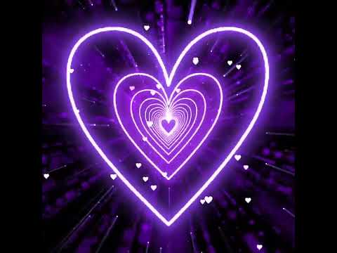 Heart Video Background💜Purple Heart Background | Wallpaper Heart | Animated Background